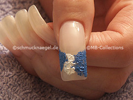 small sponge with the acrylic