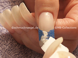 small sponge with the acrylic