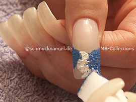small sponge with the acrylic