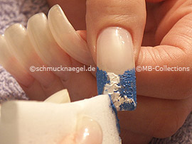 small sponge with the acrylic