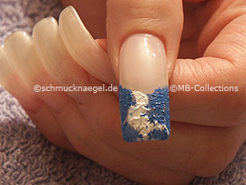 small sponge with the acrylic