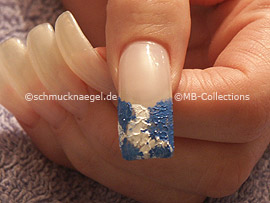 small sponge with the acrylic