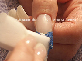 small sponge with the acrylic
