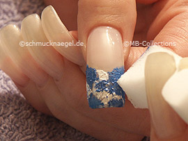 small sponge with the acrylic