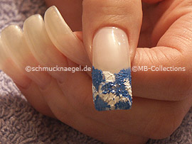 small sponge with the acrylic