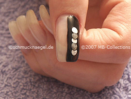 Nail art pen in the colour silver