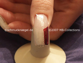 nail lacquer in the colour copper