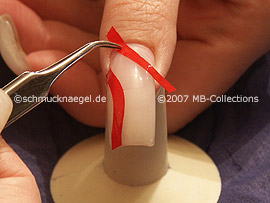 tweezers and French manicure templates