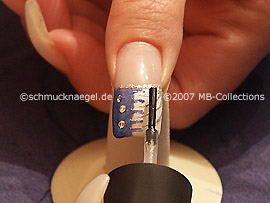 Clear nail lacquer