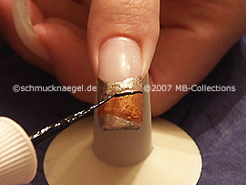 nail art liner in the colour black
