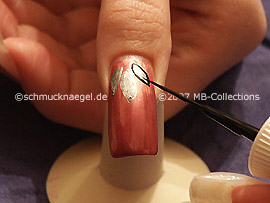 nail art liner in the colour black