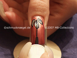 nail art liner in the colour black