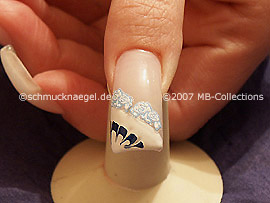 tweezers and nail sticker