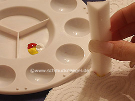 small triangular sponge