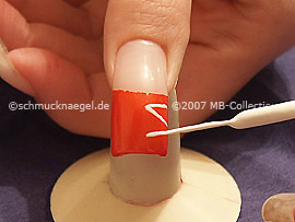 nail art pen in the colour white
