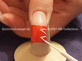 nail art pen in the colour white