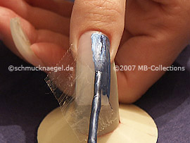 nail art pen in the colour blue-gray