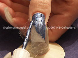 nail art pen in the colour blue-gray