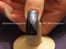 nail lacquer in the colour black