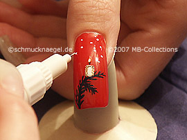 nail art pen in the colour white