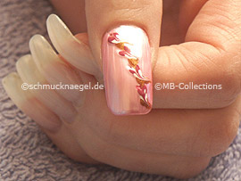 Spot-Swirl or a toothpick and glitter-powder in silver