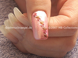Spot-Swirl or a toothpick and glitter-powder in silver