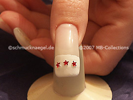 Nail art liner in the colour white