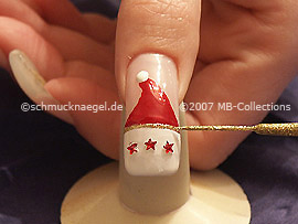 Nail art liner in the colour gold-Glitter