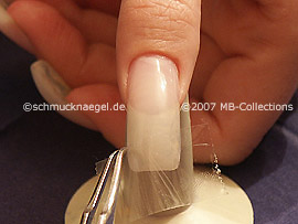 Clear adhesive tape and tweezers