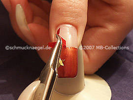 Remove the French manicure template