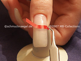 French manicure template Classic