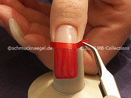 Remove the French manicure template