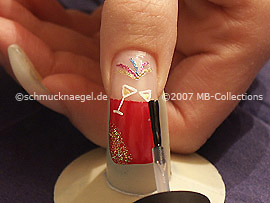 Clear nail lacquer
